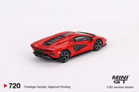 Thumbnail for PRE-ORDER MINI GT 1:64 Lamborghini Countach LPI 800-4 Rosso Mars MGT00720-L