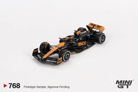 Thumbnail for PRE-ORDER MINI GT 1:64 McLaren MCL60 #81 Oscar Piastri 2023 F1 2023 Japanese GP 3rd Place MGT00768-L
