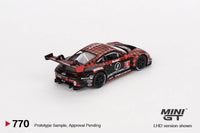 Thumbnail for PRE-ORDER MINI GT 1:64 Porsche 911 GT3 R #9 GTD PRO Pfaff Motorsports IMSA 2023 Sebring 12 Hrs. Winner MGT00770-L