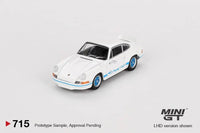 Thumbnail for PRE-ORDER MINI GT 1:64 Porsche Porsche 911 Carrera RS 2.7 Grand Prix White w/ Blue Livery MGT00715-R