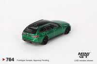 Thumbnail for PRE-ORDER Mini GT 1:64 BMW M3 Competition Touring Isle of Man Green Metallic MGT00764-R