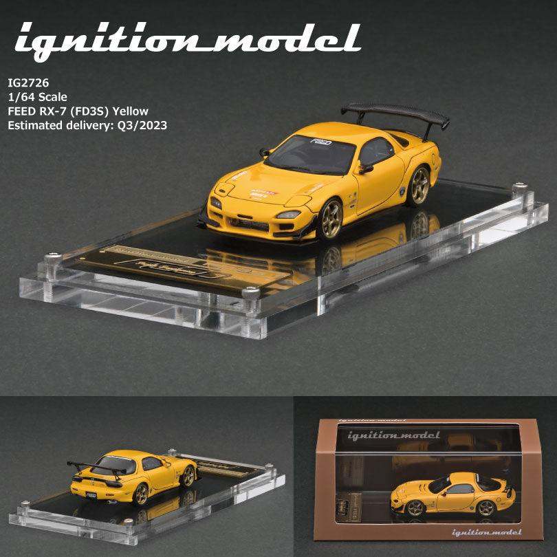 Ignition Model 1:64 Feed Mazda RX-7 FD3S Yellow