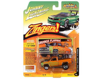 Thumbnail for Johnny Lightning 1:64 Chevrolet 1981 Silverado 10 Step Side Zinger Orange Flambe
