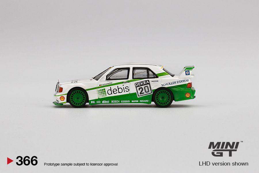MINI GT 1:64 Mercedes-Benz 190E 2.5 16 Evolution II 1991 DTM Zakspeed #20 Michael Schumacher MGT00366-L