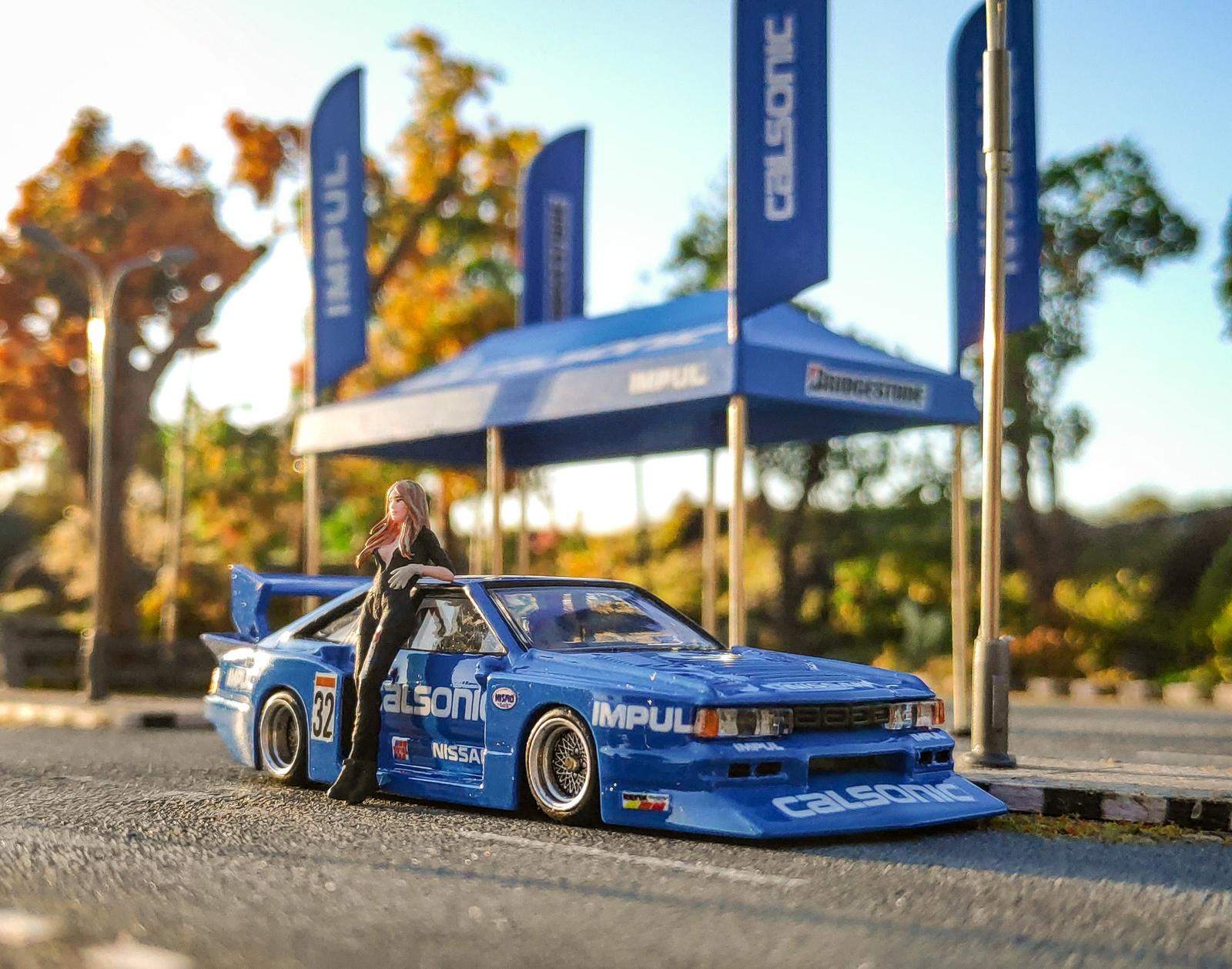 Custom Aoshima Calsonic Nissan Silvia Silhouette