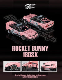 Thumbnail for Micro Turbo 1:64 Custom Rocket Bunny Nissan 180SX Type X- Pink Simons Garage