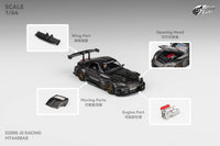 Thumbnail for 1:64 Honda S2000 Rocket Bunny Black Carbon Diecast – Magnetic Spoiler, Openable Hood PRE-ORDER