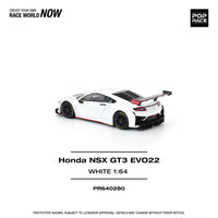 Thumbnail for PRE-ORDER Pop Race x 1:64 Honda NSX GT3 EVO22, WHITE