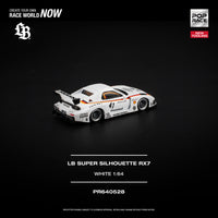 Thumbnail for (PRE-ORDER) Pop Race 1:64 LB SUPER SILHOUETTE RX7 (FD3S) WHITE NEW TOOLING