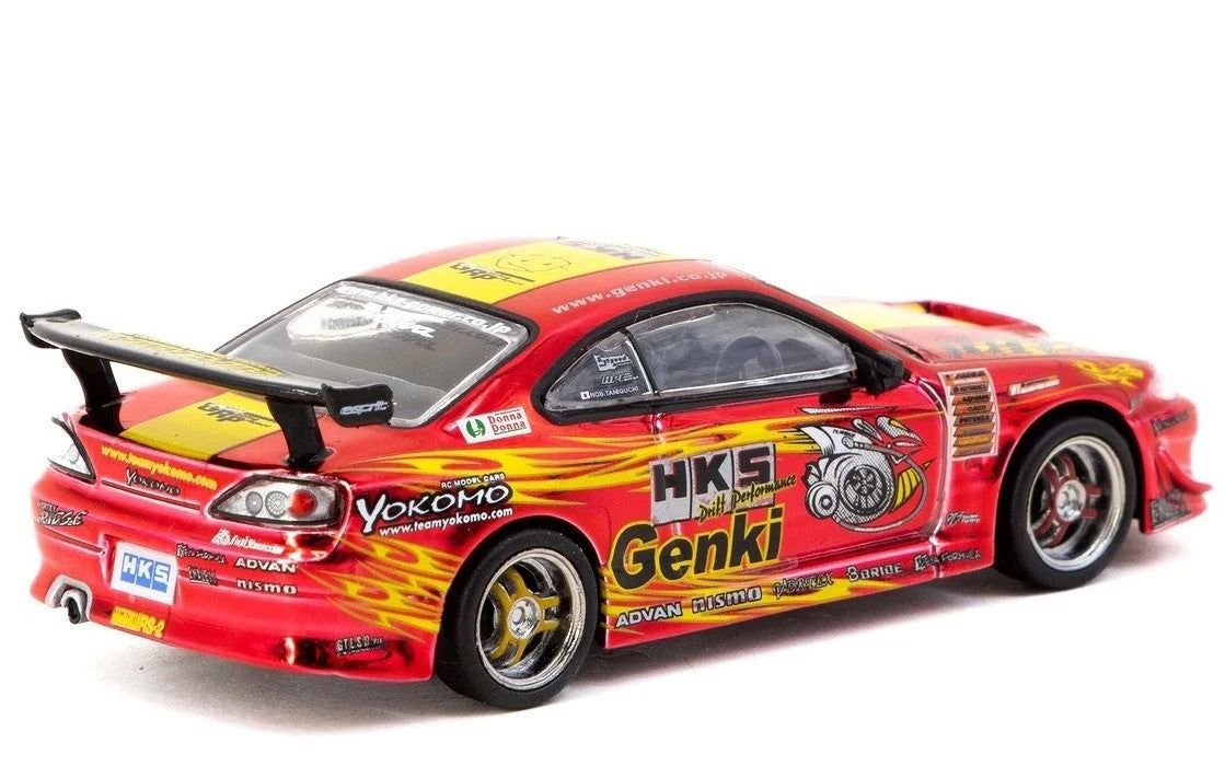 PRE-ORDER Tarmac Works 1:64 Nissan S15 Hiper Silvia RS Red Chrome Special Edition