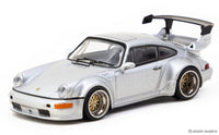 Thumbnail for (PRE-ORDER) Tarmac Works 1:64 RWB Porsche 964 Silver