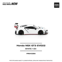 Thumbnail for PRE-ORDER Pop Race x 1:64 Honda NSX GT3 EVO22, WHITE