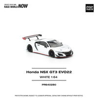 Thumbnail for PRE-ORDER Pop Race x 1:64 Honda NSX GT3 EVO22, WHITE