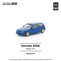 Thumbnail for (PRE-ORDER) Pop Race 1:64 Pandem Honda Civic EG6 CAPTIVA BLUE