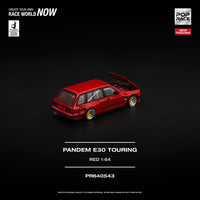 Thumbnail for (PRE-ORDER) Pop Race 1:64 BMW PANDEM E30 TOURING RED NEW TOOLING