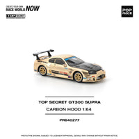 Thumbnail for PRE-ORDER Pop Race 1:64 Toyota TOP SECRET GT300 CHROME GOLD / CARBON HOOD
