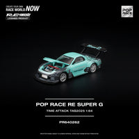 Thumbnail for (PRE-ORDER) Pop Race 1:64 Porsche RE SUPER G TIME ATTACK TAS 2025