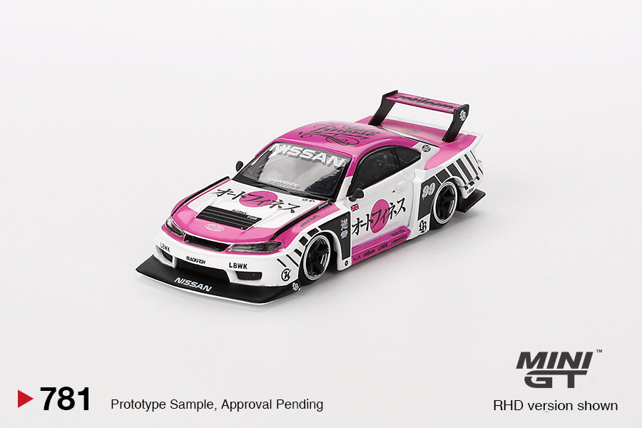 (PRE-ORDER) Mini GT 1:64 Nissan LB-Super Silhouette S15 SILVIA Auto Finesse SEMA 2023 MGT00781-R