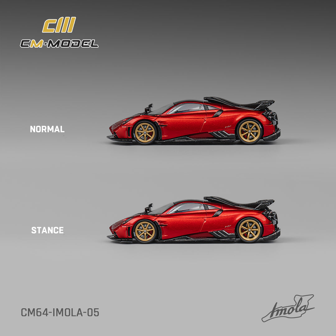 (PRE-ORDER) CM-Model 1:64 Pagani Imola Metallic Red