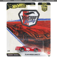 Thumbnail for Hot Wheels 1:64 Premium 1:64 Car Culture 2026 VINTAGE RACING Complete Set 1-5