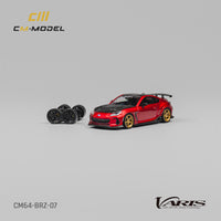 Thumbnail for (PRE-ORDER) CM Model 1:64 SUBARU BRZ Varis Metallic Red