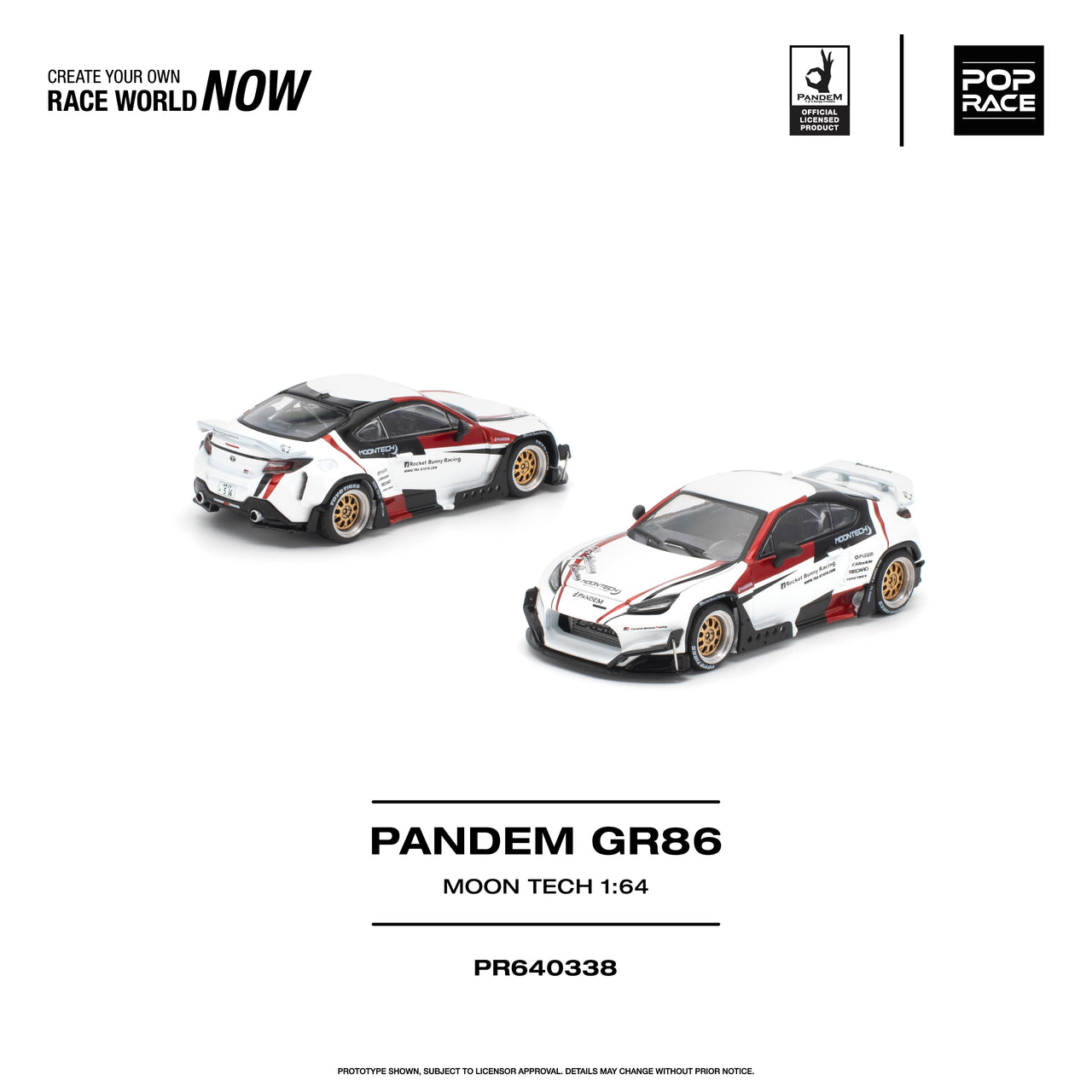 (PRE-ORDER) Pop Race 1:64 PANDEM GR 86 MOONTECH