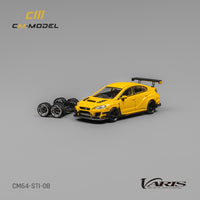 Thumbnail for PRE-ORDER CM-Model 1:64 Subaru STI Varis Widebody 1.0 Yellow