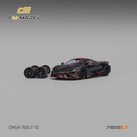 Thumbnail for PRE-ORDER CM-Model 1:64 Mclaren 765LT Full Carbon Red