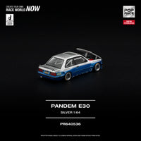 Thumbnail for (PRE-ORDER) Pop Race 1:64 BMW PANDEM E30 SILVER NEW TOOLING