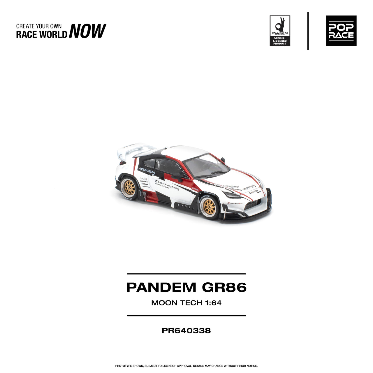 (PRE-ORDER) Pop Race 1:64 PANDEM GR 86 MOONTECH