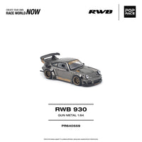 Thumbnail for (PRE-ORDER) Pop Race 1:64 RWB 930 GUN METAL