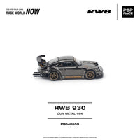 Thumbnail for (PRE-ORDER) Pop Race 1:64 RWB 930 GUN METAL