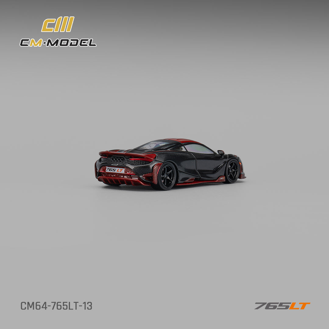 PRE-ORDER CM-Model 1:64 Mclaren 765LT Full Carbon Red