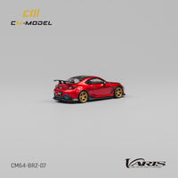 Thumbnail for (PRE-ORDER) CM Model 1:64 SUBARU BRZ Varis Metallic Red