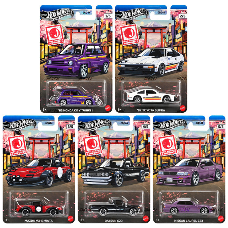 (PRE-ORDER) Hot Wheels 1:64 Silver Series 2027 J-Imports Complete Set 1-5