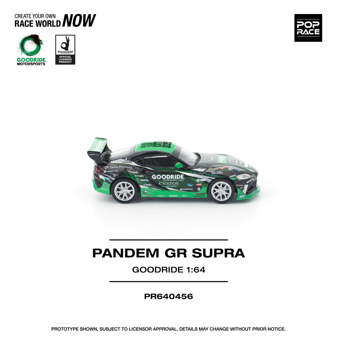 (PRE-ORDER) Pop Race 1:64 Top Secret Toyota GOODRIDE PANDEM GR SUPRA