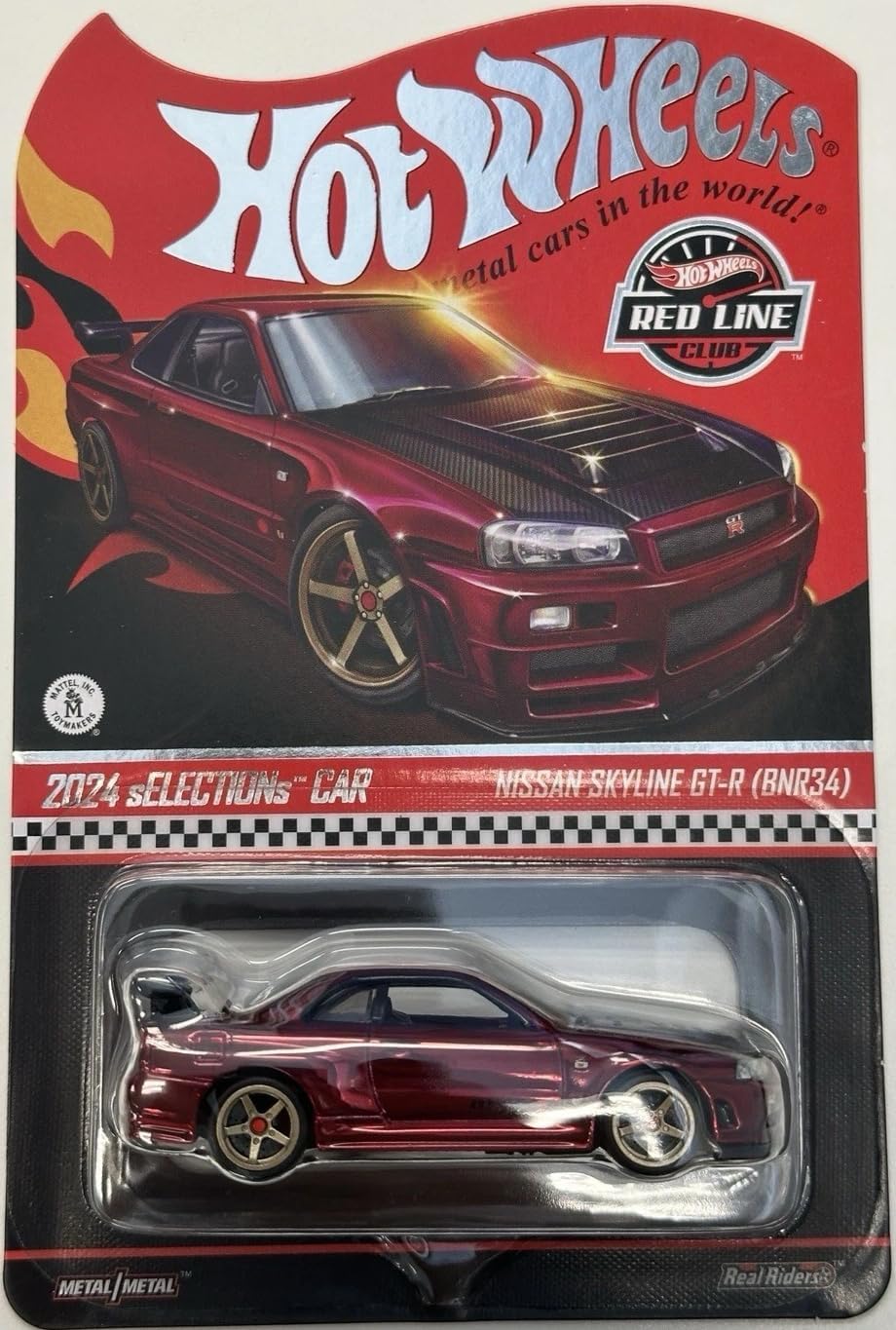 Hot Wheels 1:64 Nissan Skyline GT-R (BNR34) RLC Exclusive Collectors sELECTIONs