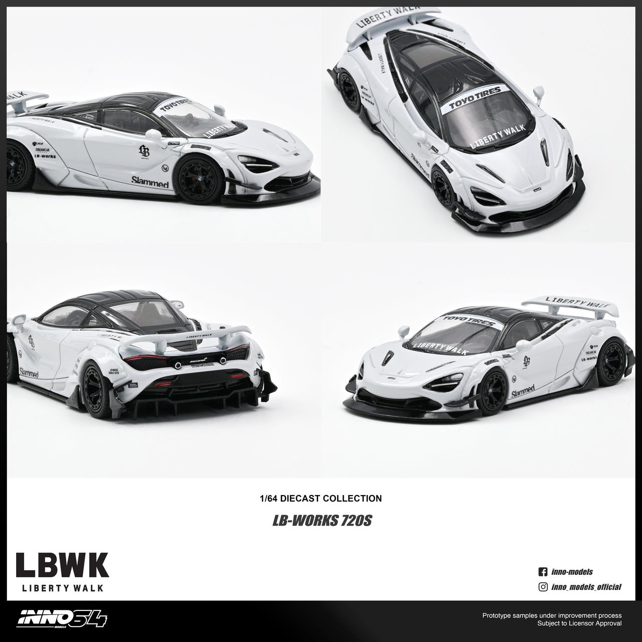 (PRE-ORDER) INNO64 1:64 LIBERTY WALK MCLAREN 720S