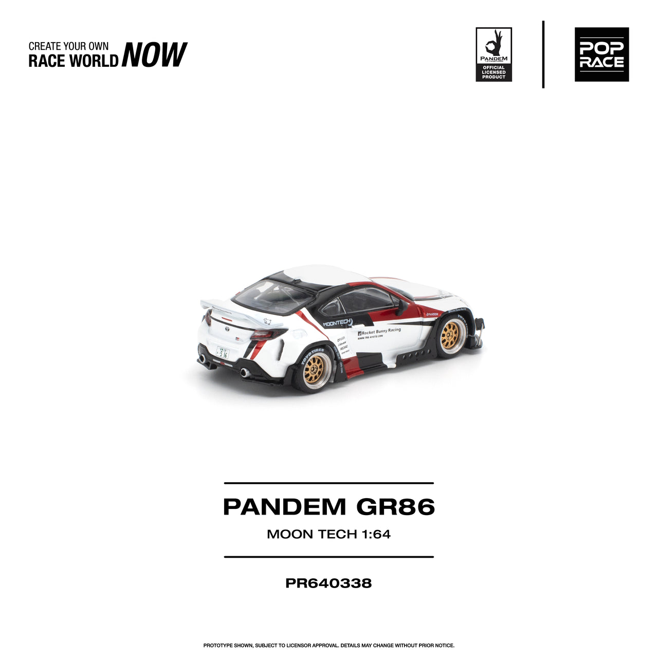 (PRE-ORDER) Pop Race 1:64 PANDEM GR 86 MOONTECH