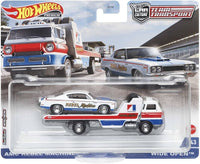 Thumbnail for Hot Wheels Premium 1:64 Team Transport AMC Rebel Machine Wide Open