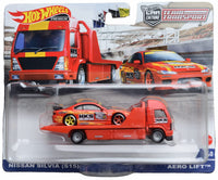 Thumbnail for Hot Wheels Premium 1:64 Team Transport Nissan Silvia S15 HKS