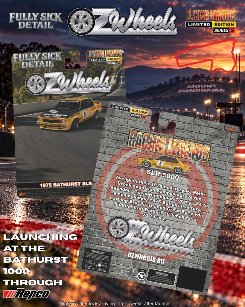 (PRE-ORDER) Oz Wheels 1:64 Fully Sick Detail Racing Legends Series 2