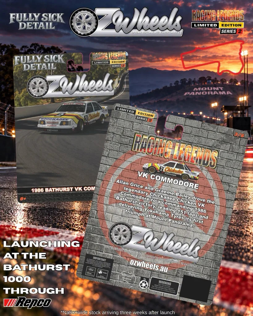 (PRE-ORDER) Oz Wheels 1:64 Fully Sick Detail Racing Legends Series 2