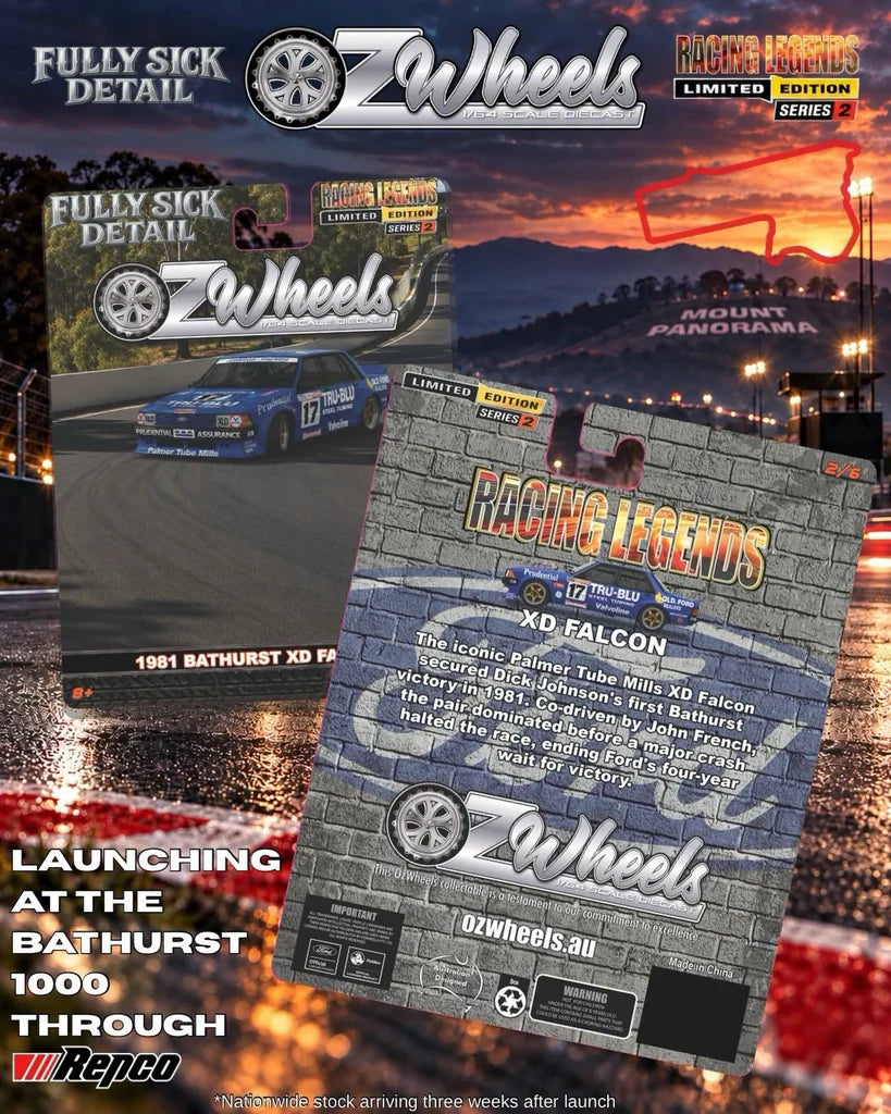 (PRE-ORDER) Oz Wheels 1:64 Fully Sick Detail Racing Legends Series 2