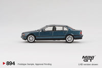 Thumbnail for (PRE-ORDER) Mini GT 1:64 BMW 750IL Sorrento Blue Metallic MGT00894-R