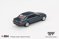 Thumbnail for (PRE-ORDER) Mini GT 1:64 BMW 750IL Sorrento Blue Metallic MGT00894-R