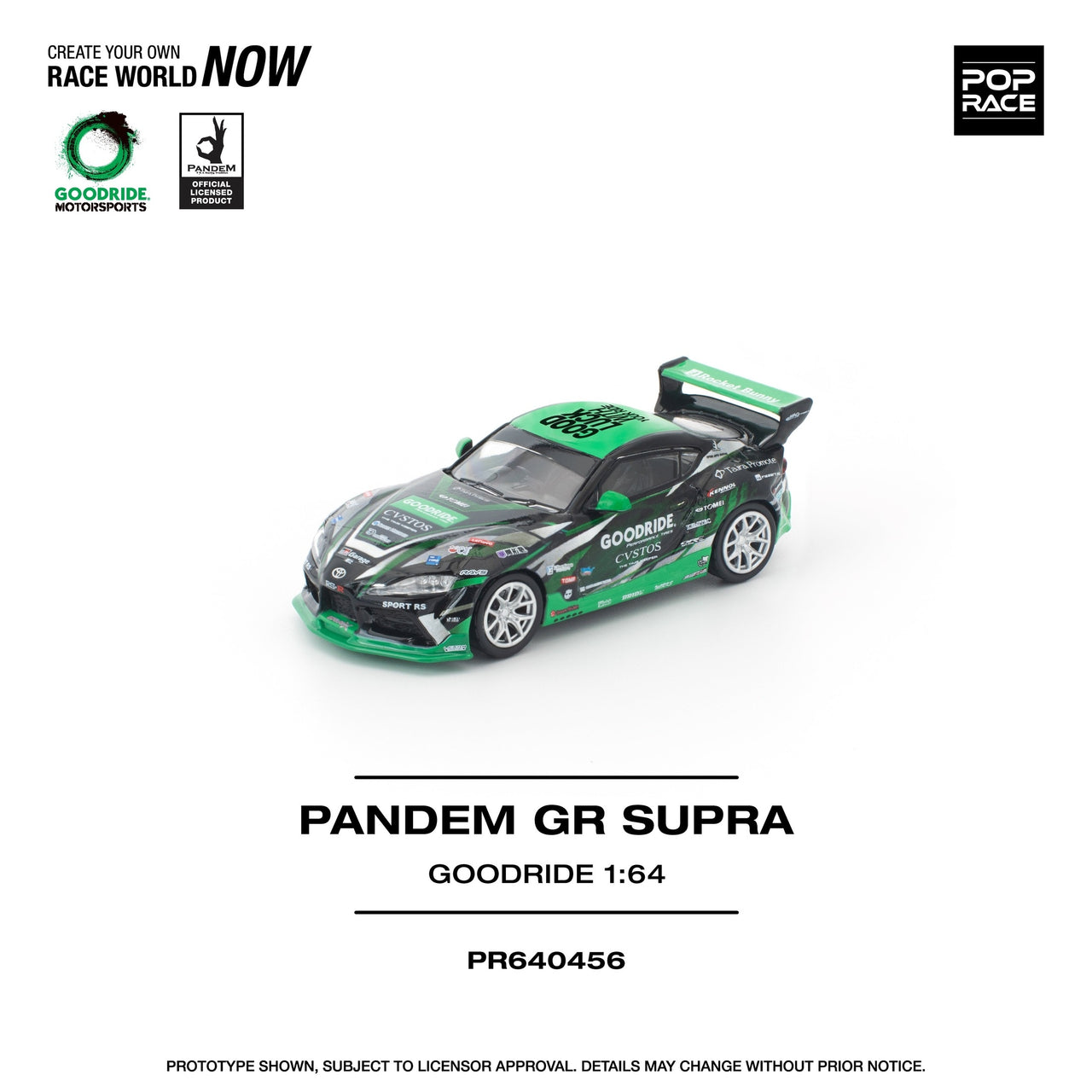 (PRE-ORDER) Pop Race 1:64 Top Secret Toyota GOODRIDE PANDEM GR SUPRA