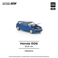 Thumbnail for (PRE-ORDER) Pop Race 1:64 Pandem Honda Civic EG6 CAPTIVA BLUE