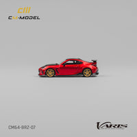 Thumbnail for PRE-ORDER CM Model 1:64 SUBARU BRZ Varis Widebody Metallic Red