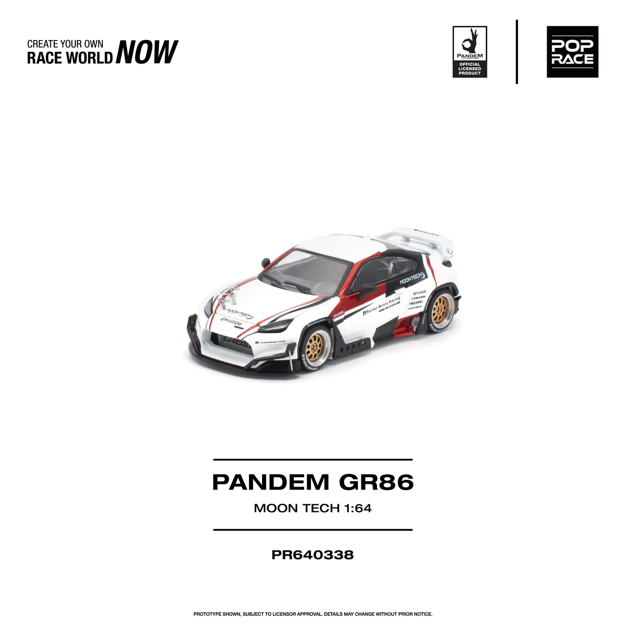 (PRE-ORDER) Pop Race 1:64 PANDEM GR 86 MOONTECH